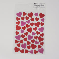 (Secondhand) Heart Stickers for Wrapping - Daiso