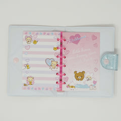 2013 Ring Bound Booklet with Sticker Collecting Sheets - Rilakkuma Heart Bath Time Theme