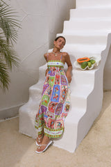 Bohemian Maxi Dress Print