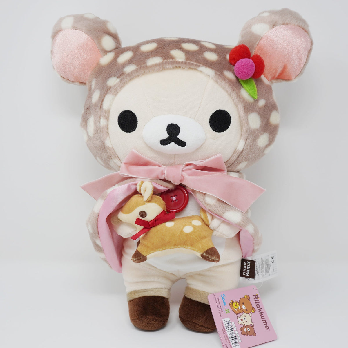 (Secondhand) Korilakkuma Fawn Medium Plush - Happy Natural Time Rilakkuma - San-X