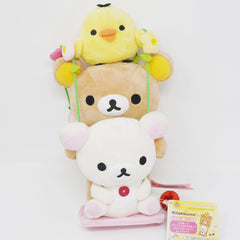2013 Rilakkuma, Korilakkuma & Kiiroitori Swing Plush Set - Store & Net Shop Limited - San-X