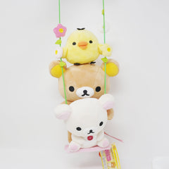 2013 Rilakkuma, Korilakkuma & Kiiroitori Swing Plush Set - Store & Net Shop Limited - San-X